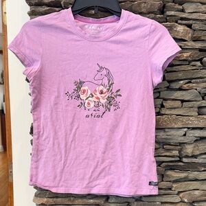 Ariat Kids' Lavender Unicorn Tee